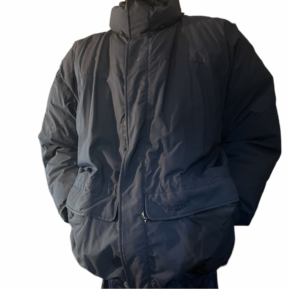 MARMOT Navy Blue Puffer